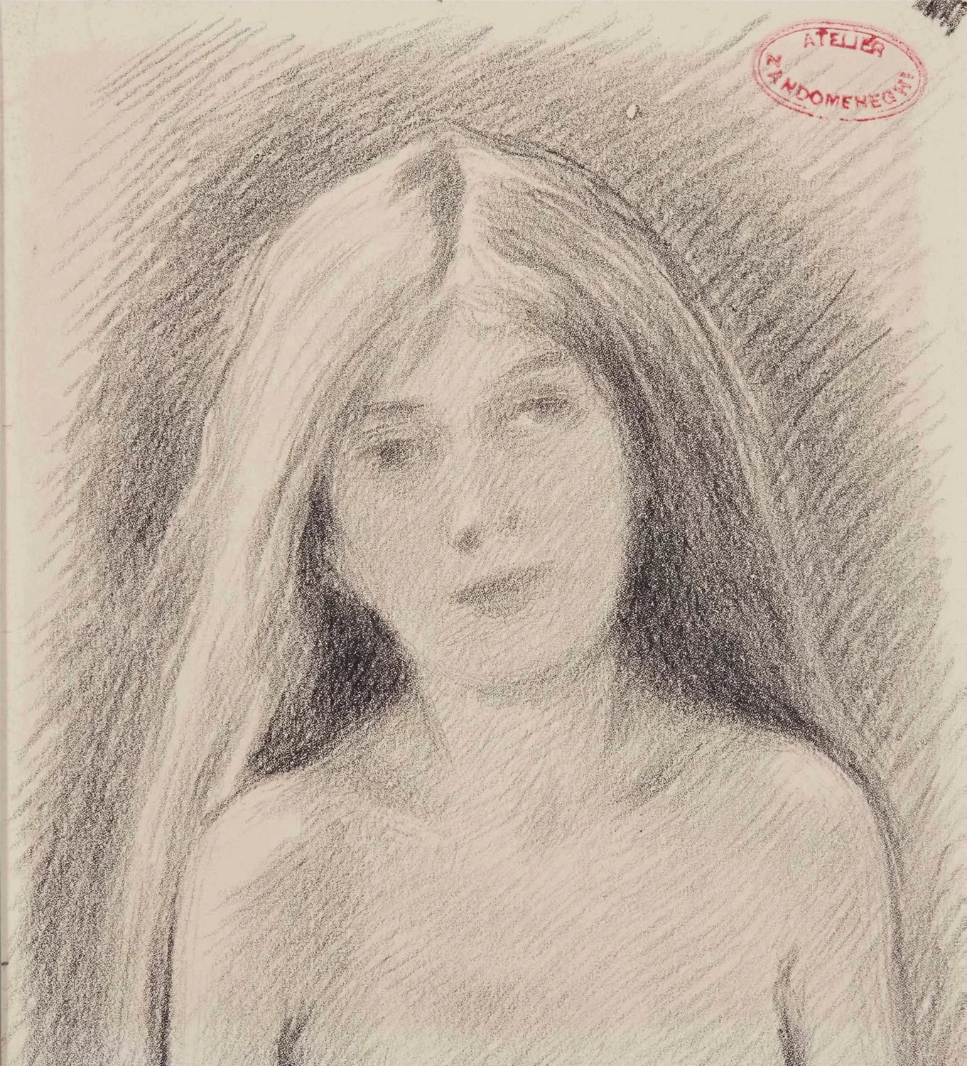 Ragazza a mezzo busto (Studio per Matilde)
